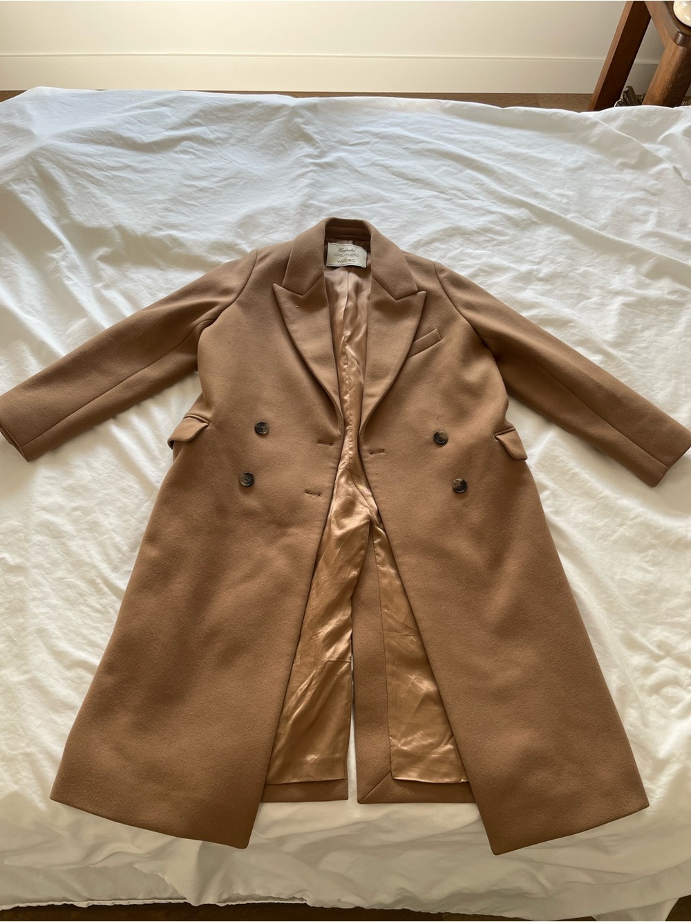 Aritzia Wilfred Wool Cashmere Coat - Picture 1 of 11
